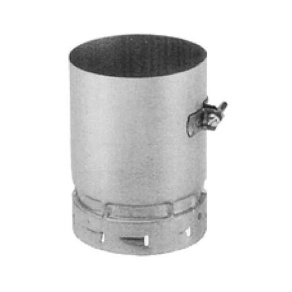 Round Male Vent Adapter/Connector, 4 in Dia