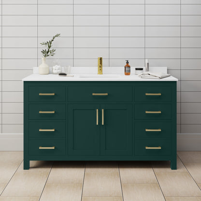 Beckett Single Bathroom Vanity - 60W x 35H x 22D