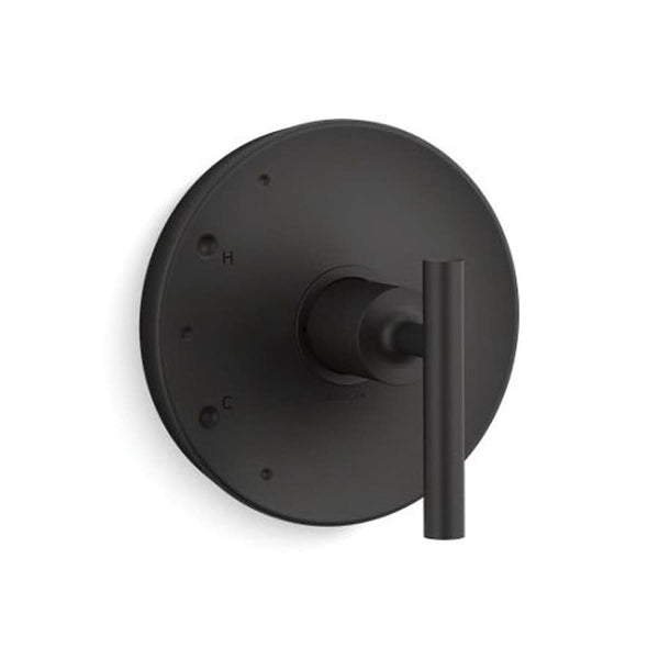 Purist® Pressure Balanced Tub & Shower Trim, ADA, Matte Black