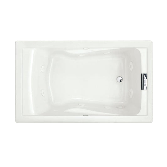 Evolution 60" Acrylic Whirlpool Bathtub with Reversible Drain and EverClean Technology - Lifetime Warranty