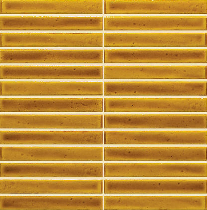 Cotto Revival Pollen Crackle Stacked 1X6 Glossy