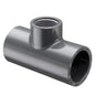 Tee, 1-1/2 in, Socket x FNPT, SCH 80/XH, PVC