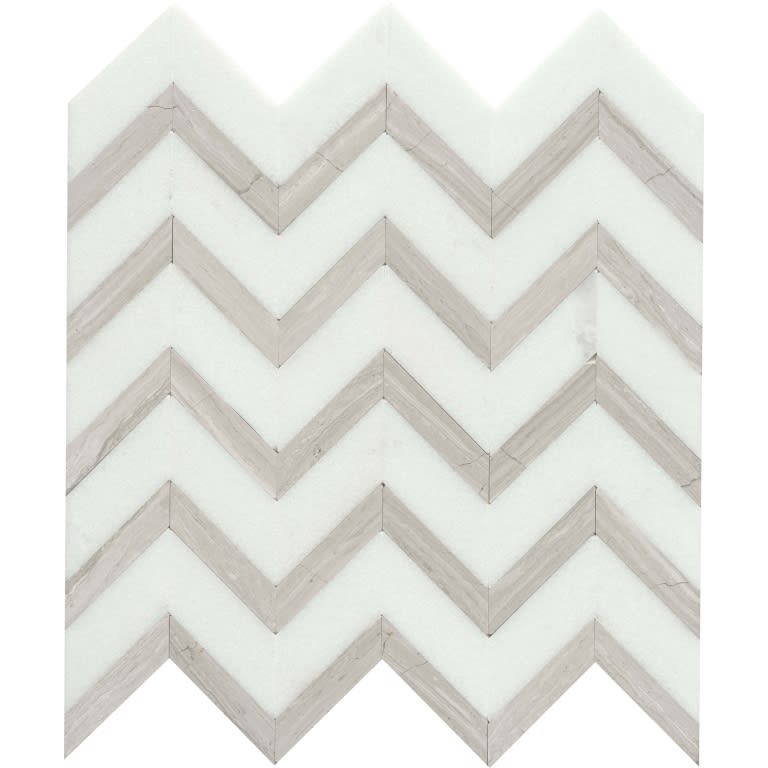 BIZOU WHITE/CREAM PL CHEV/MO