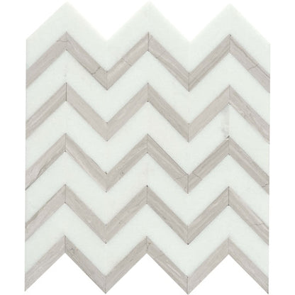 BIZOU WHITE/CREAM PL CHEV/MO