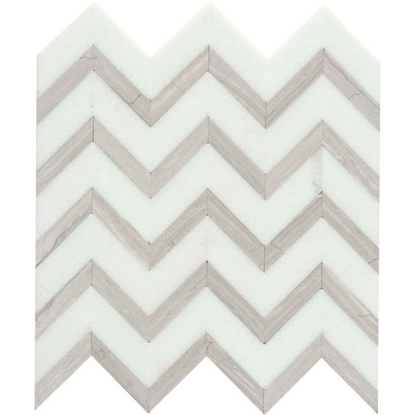 BIZOU WHITE/CREAM PL CHEV/MO