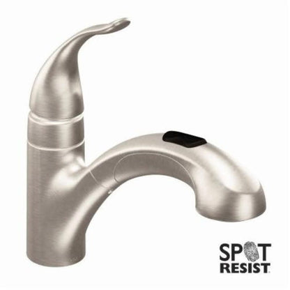 Integra® Kitchen Faucet, Deck Mount, ADA, 1 Lever Handle, 1 or 3-Hole, Spot Resist Stainless