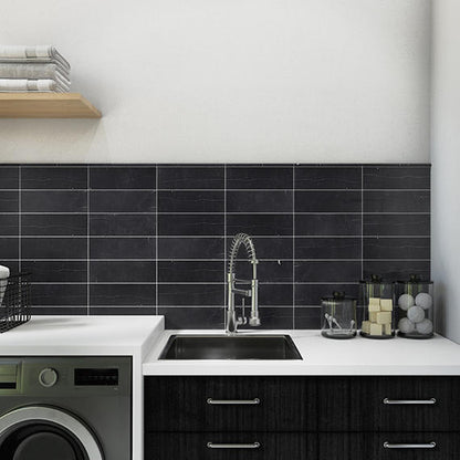 Pietra Divina Nero Marquina Rectangle 4X12 Honed