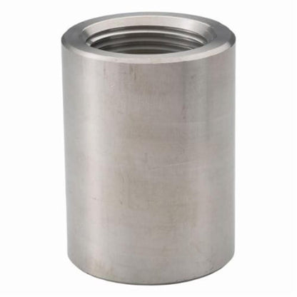 Half Coupling, 1-1/4 in, FNPT, 304/304L Stainless Steel, 3000 lb