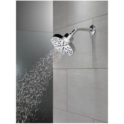 Universal Showering Components 1.75 GPM Multi Function Shower Head with H2Okinetic Technology