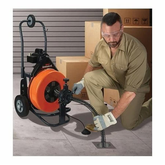 Speedrooter 92™ Drain Snake, 3 to 10 in Drain, 1/2 hp, 5/8 in x 100 ft L Cable