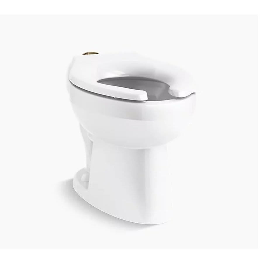 Wellcomme™ Ultra Toilet Bowl, Floor Mount, 10 or 12 in Rough, Elongated, Flushometer, White