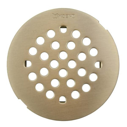 4-1/4" Round Shower Drain Cover with Snap-In Installation