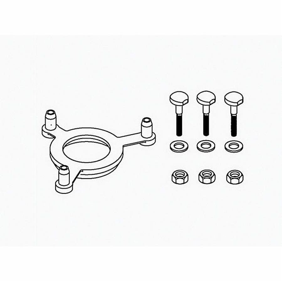 Tank Bolt Assembly Kit, For Use With 2-Piece Toilets, Rubber