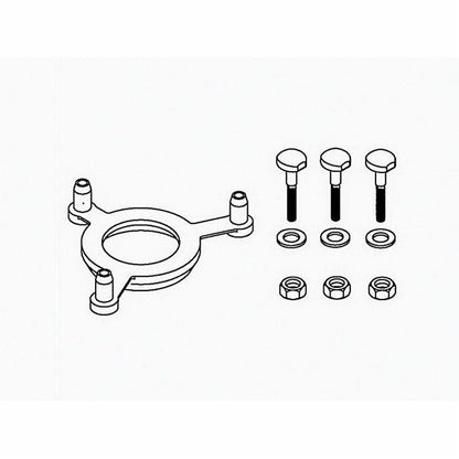 Tank Bolt Assembly Kit, For Use With 2-Piece Toilets, Rubber