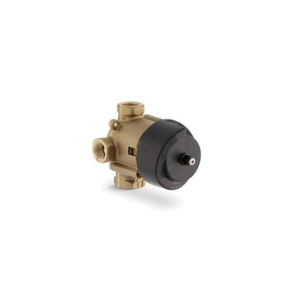 MasterShower® Rough-In Director Valve, 3/4 in FNPT Inlet x 1/2 in FNPT Outlet, 2/3 Ways, Brass Body