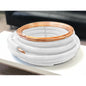 Dual Line Single Insulated Line Set, 3/8 in Liquid Line, 3/4 in Suction Line, 3/4 in THK, 50 ft L, White