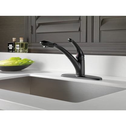 Signature Pull-Out Kitchen Faucet with Optional Base Plate - Includes Lifetime Warranty