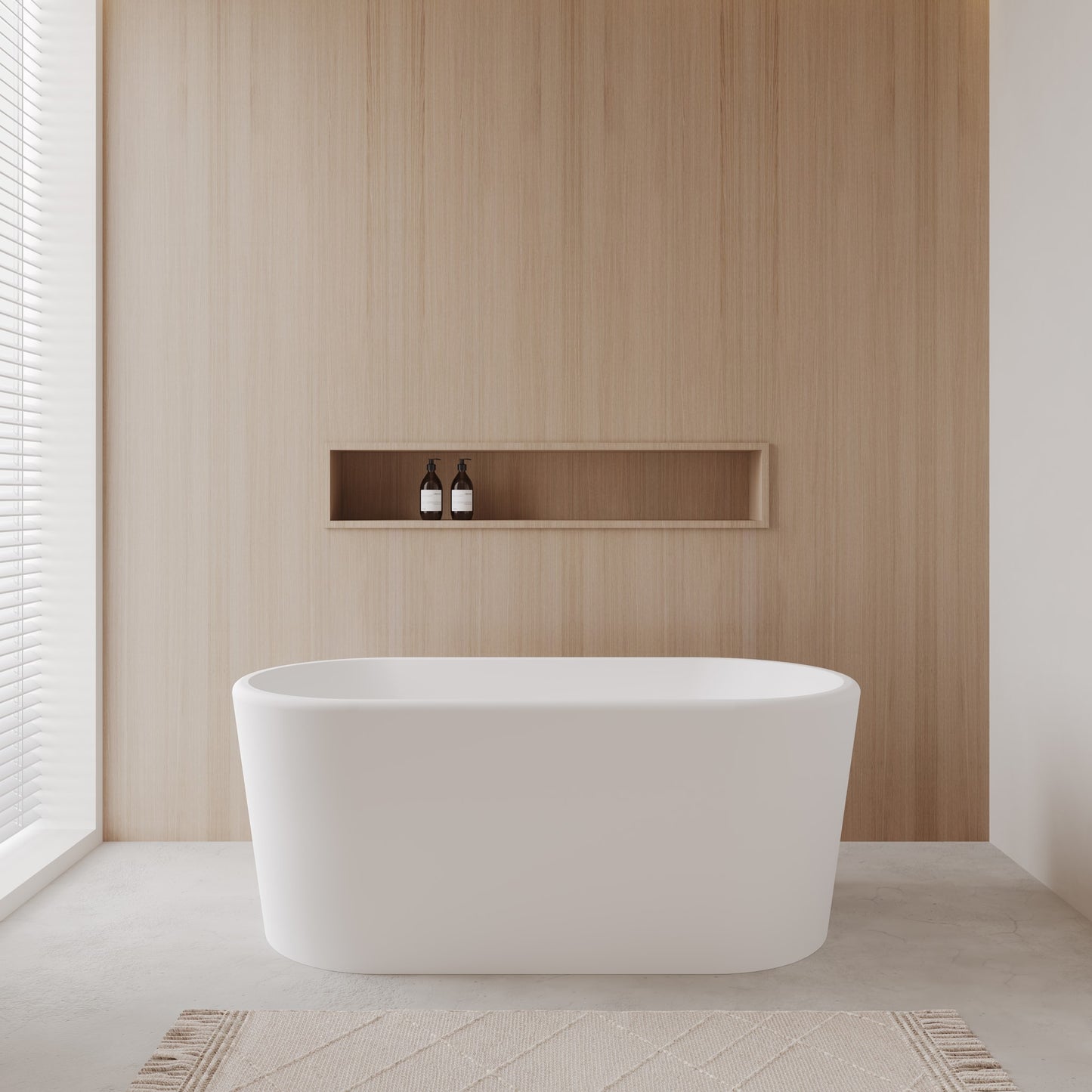Ursula Freestanding Bathtub - 59W x 23H x 27.5D