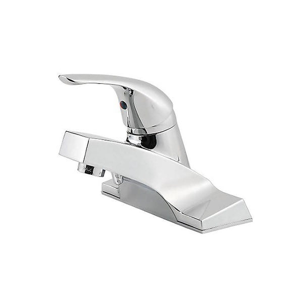 Pfirst Series™ Centerset Lavatory Faucet, ADA, 1 Handle, 3-Hole, 1.2 gpm, Polished Chrome