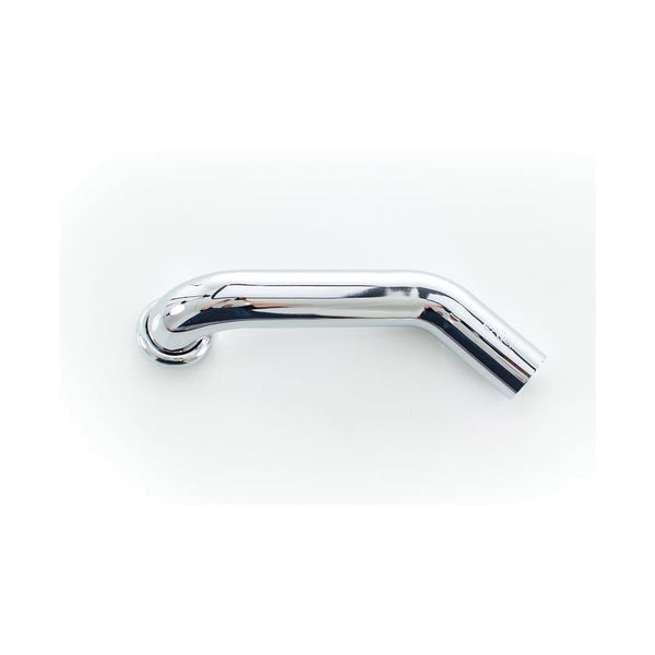 45 deg Tubular Wall Bend, 1-1/2 in, 17 ga, Chrome