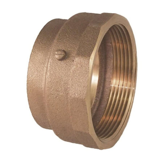 DWV Female Adapter, 2 in, C x FNPT, Copper