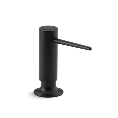 Soap Dispenser, Deck Mount, Matte Black