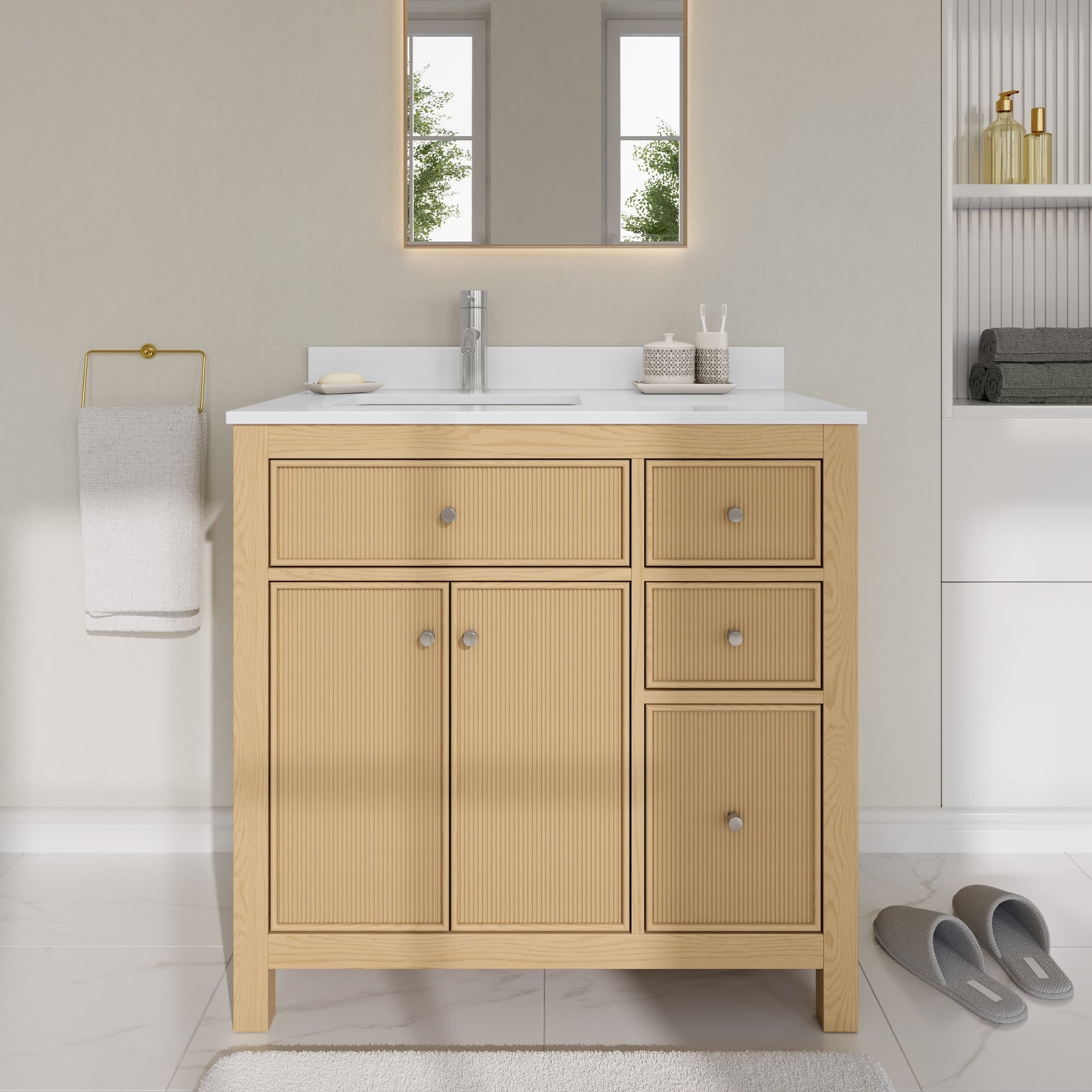 Pendry Single Bathroom Vanity - 36W x 35H x 22D