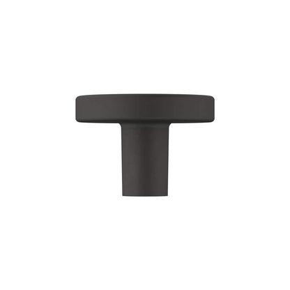 Versa 1-3/8 in. (35mm) Modern Matte Black Round Cabinet Knob