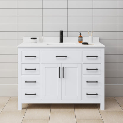 Beckett Single Bathroom Vanity - 48W x 35H x 22D