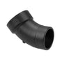 DWV Street 45 deg Elbow, 3 in, Spigot x Hub, ABS