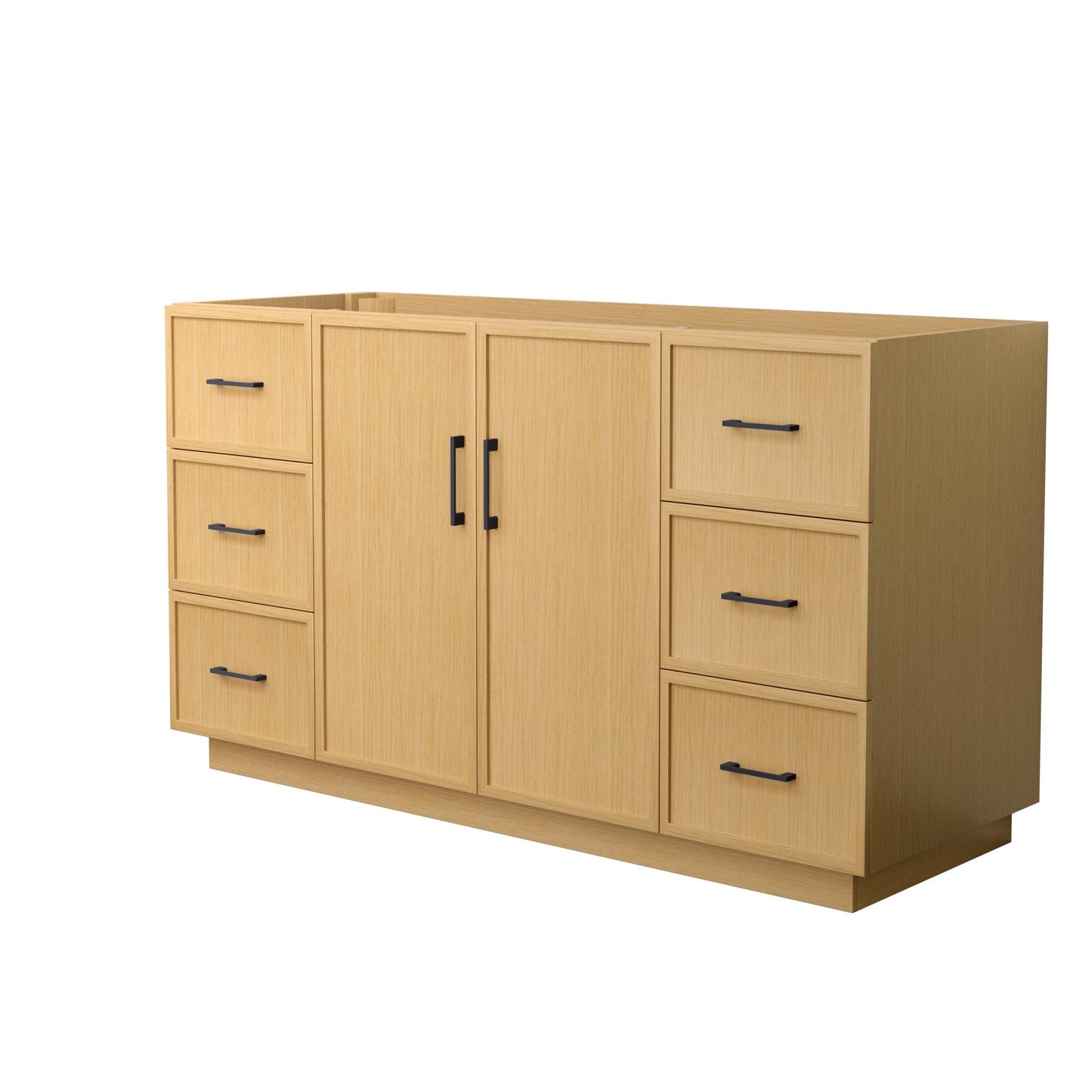 Elan Single Bathroom Vanity with Toe Kick - 59W x 34.25H x 21.5D