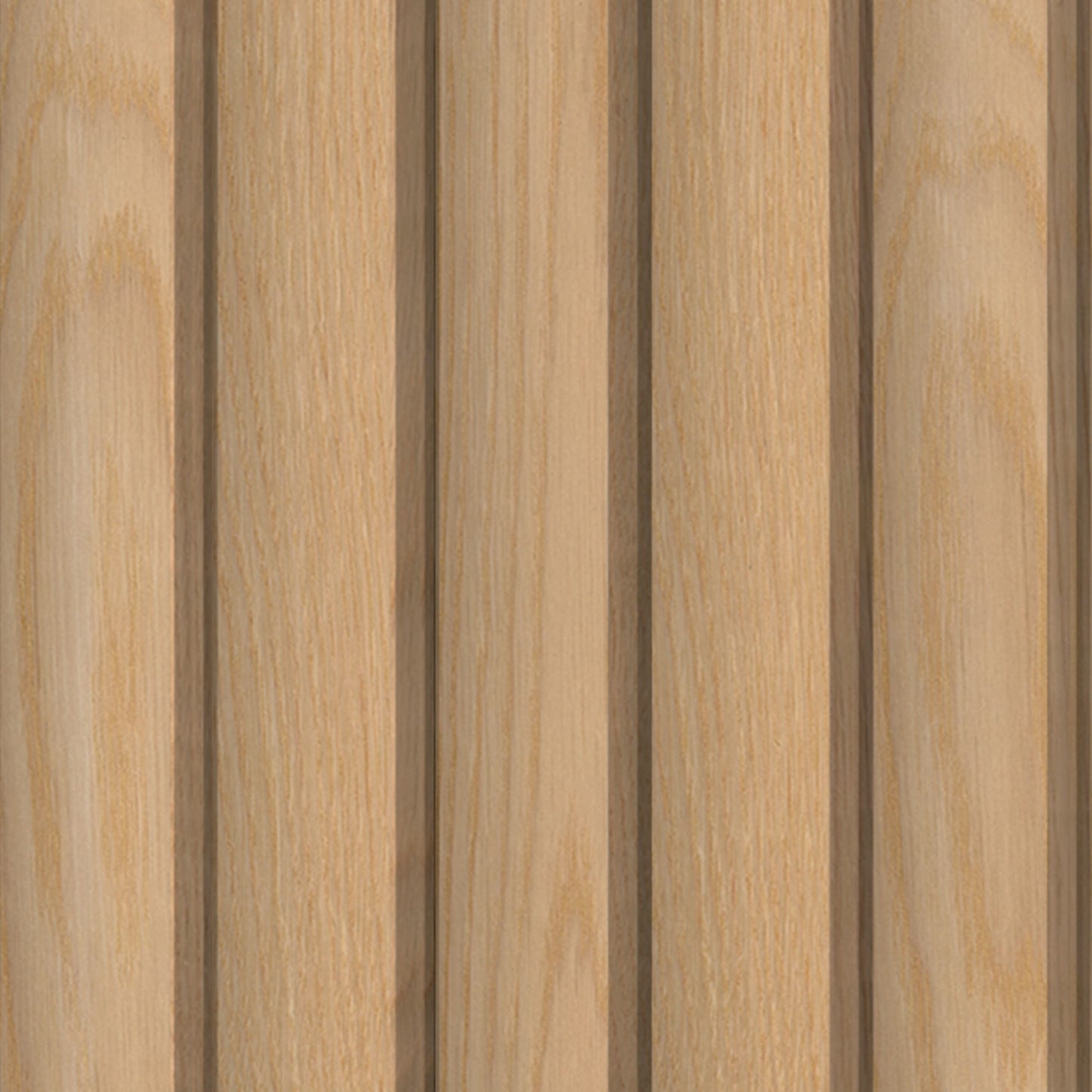 ACOUSTIC WOOD SLAT PANEL NATURAL REEDED