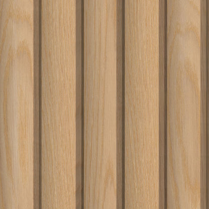 ACOUSTIC WOOD SLAT PANEL NATURAL REEDED