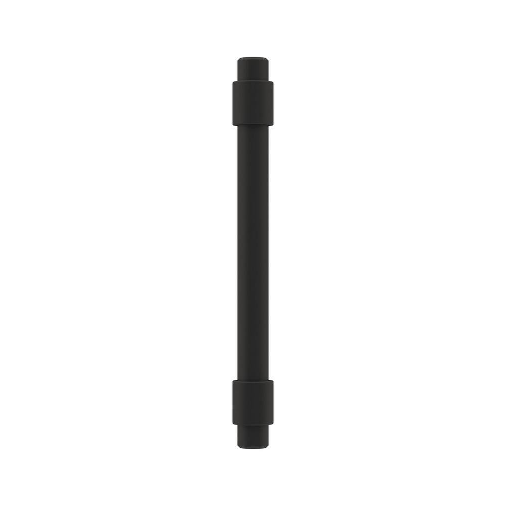 Destine 3-3/4 in. (96mm) Modern Matte Black Bar Cabinet Pull