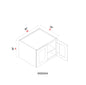 Wall Refrigerator Cabinet - 30"W x 24"H x 24"D