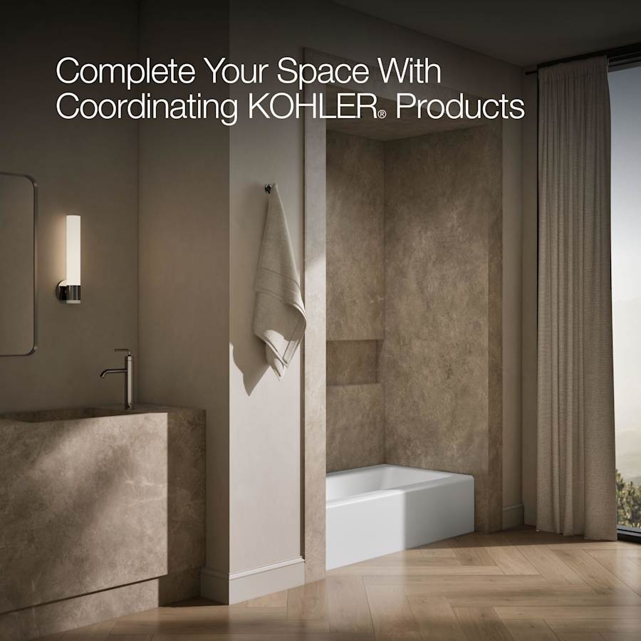 Bellwether 60" Alcove Soaking Tub with Left Drain