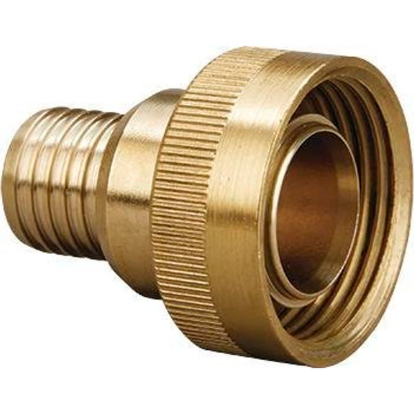 ManaBloc® Adapter, 3/4 x 1 in, Polybutylene x ManaBloc® Supply, Brass