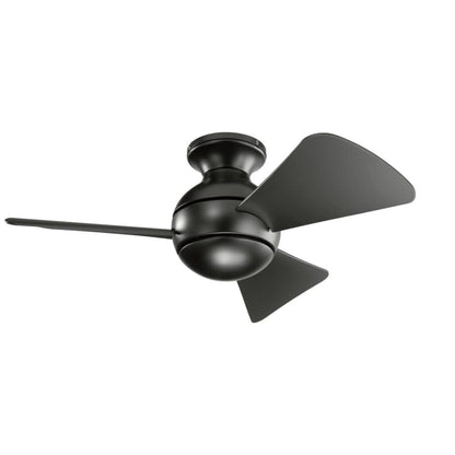 Sola 34" 3 Blade LED Outdoor Ceiling Fan with Wall Control