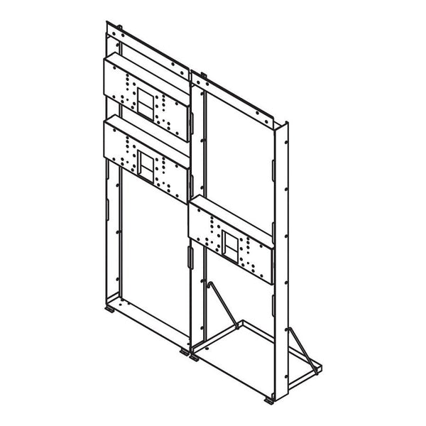 Mounting Frame for Bi-level In-Wall Refrigerated SwirlFlo Bottle Filling Stations