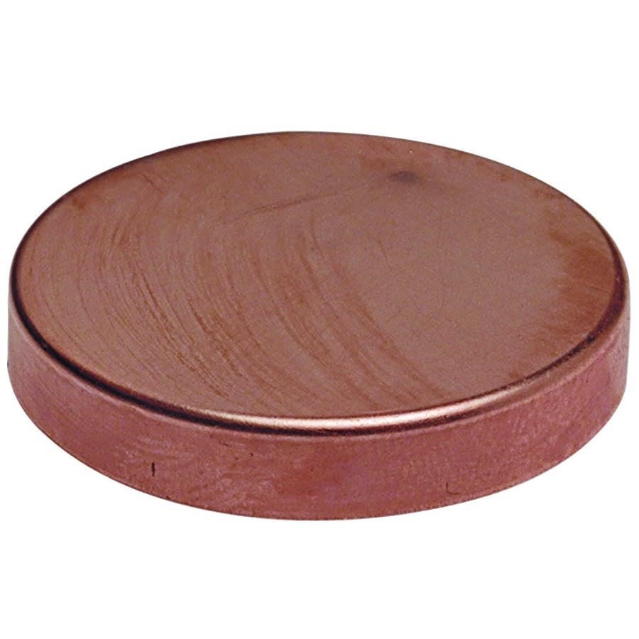 Test Cap, 1/2 in, C, Copper