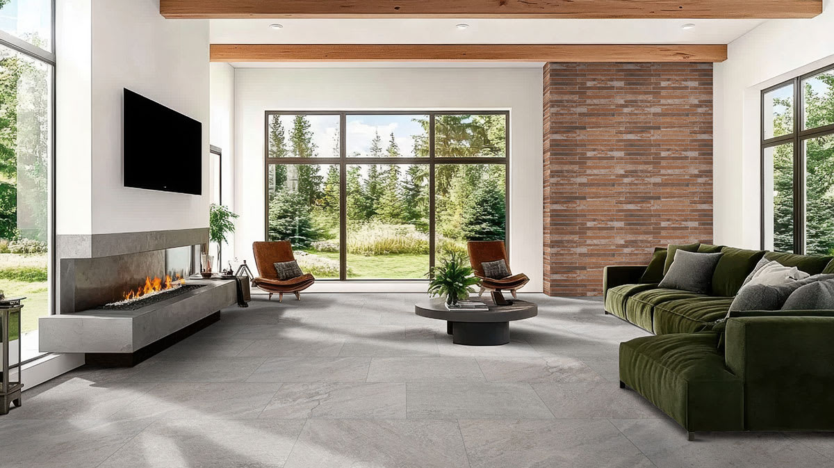 Brickstone Red Porcelain Tile