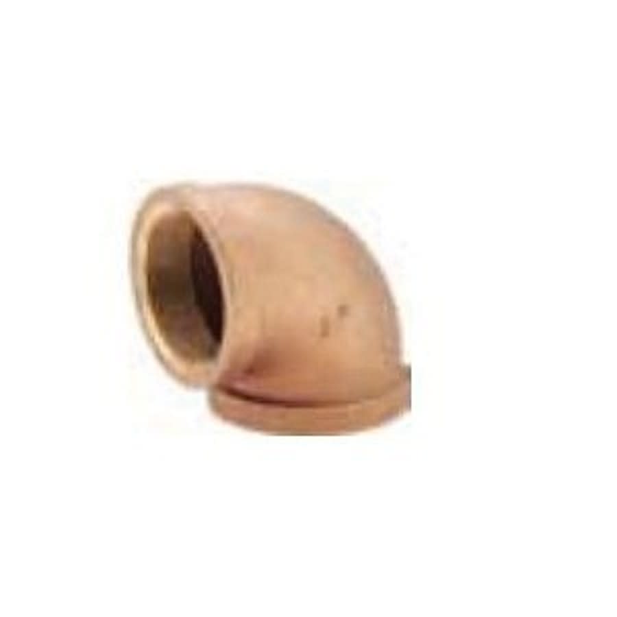 90 deg Elbow, 2-1/2 in, FNPT, Lead Free Brass, Rough Brass