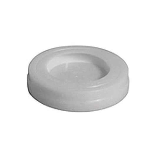 Cap, For Use With ABS or PVC SCH 40 DWV Pipe and Fitting, Plastic, White