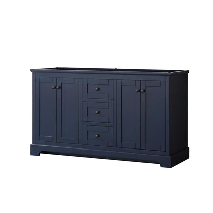 Avery Double Bathroom Vanity - 59.25W x 34.25H x 21.75D