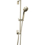 Levoir 1.75 GPM Multi Function Hand Shower Package with H2Okinetic Technology - Includes Hose, Holder and Slide Bar with Built-In Wall Supply