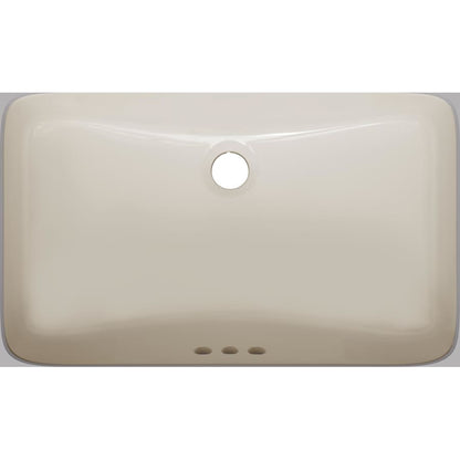 Norris 21" Rectangular Vitreous China Undermount Bathroom Sink with Overflow