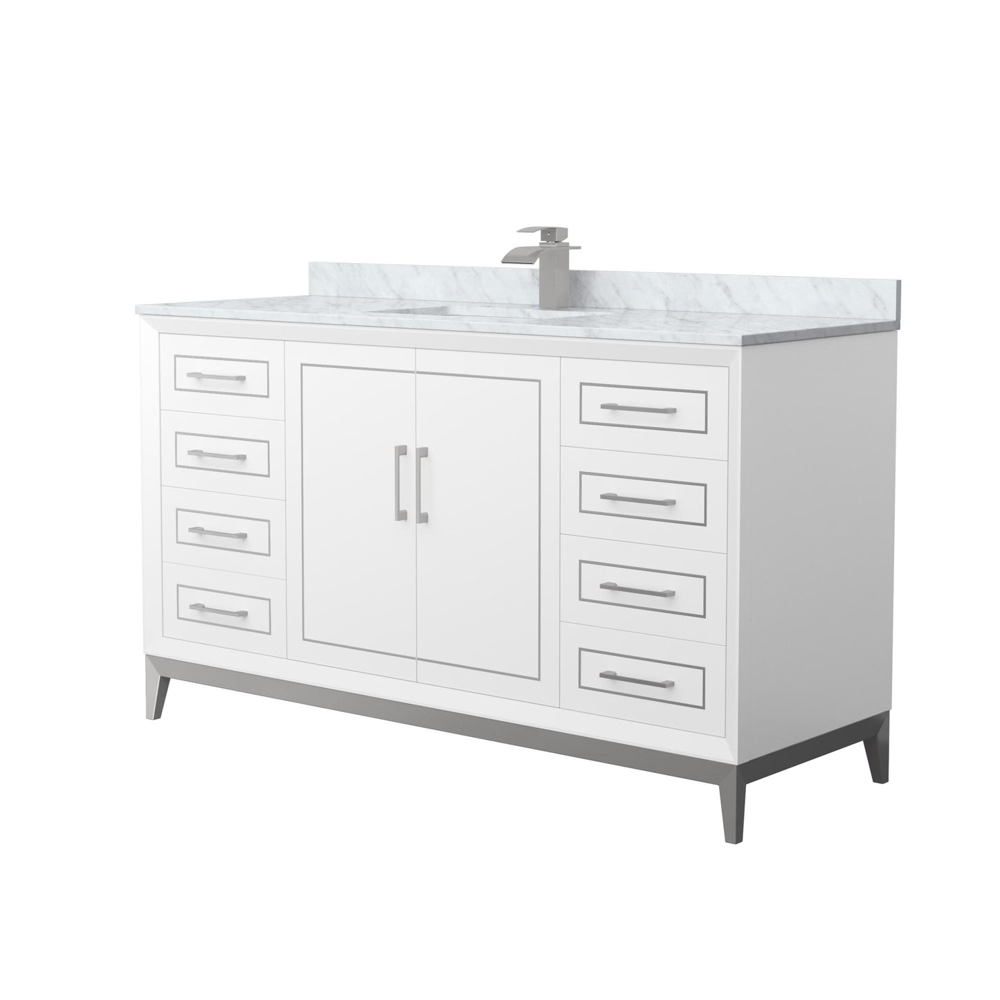 Marlena Single Bathroom Vanity - 60W x 35.25H x 22D