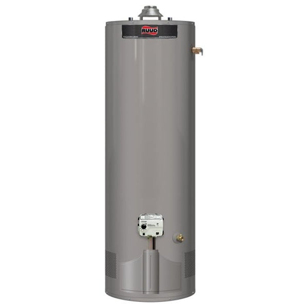 Atmospheric Tall Residential Water Heater, 50 gal, Natural Gas, 40 Kbtu/hr, Ultra Low NOx, 0.63 Energy Factor