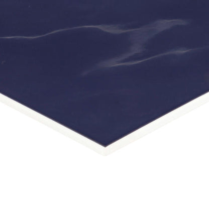 Color Wheel Linear Navy Rectangle 4X16 Glossy