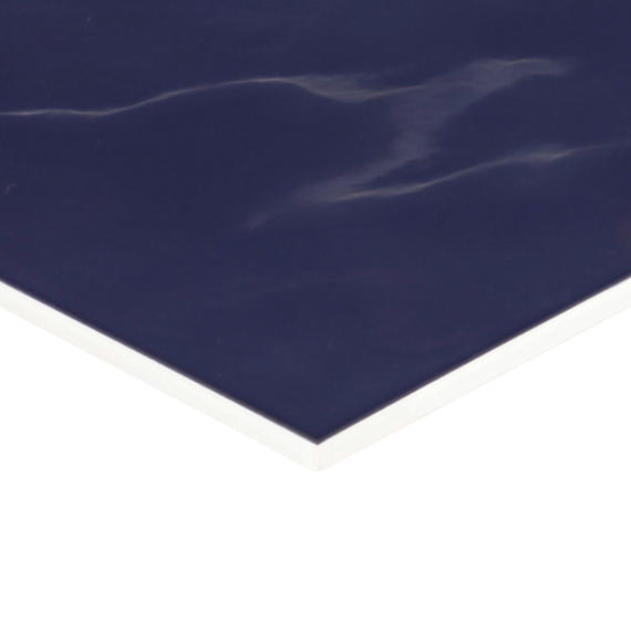 Color Wheel Linear Navy Rectangle 8X24 Glossy
